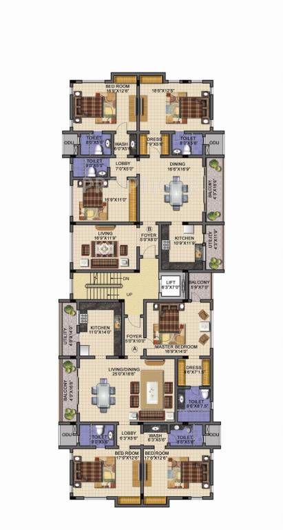 Images for Cluster Plan of Srivari Infrastructures Srivari Mayaa