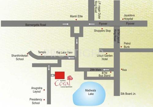  coral Images for Location Plan of Vandana Coral