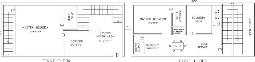 Images for Cluster Plan of Priams Nagam Flats