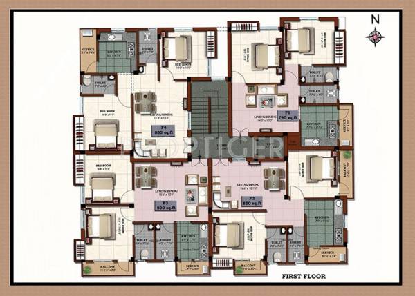 Images for Cluster Plan of JHL Guru Sakthi