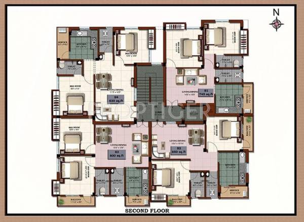Images for Cluster Plan of JHL Guru Sakthi