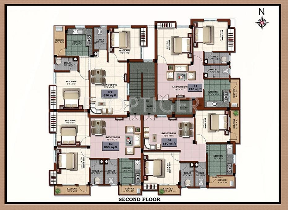 Images for Cluster Plan of JHL Guru Sakthi
