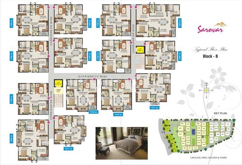 sarovar Images for Cluster Plan of MC Sarovar