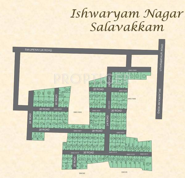 Images for Layout Plan of Green Ishwaryam Nagar