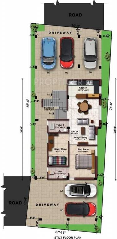 Images for Cluster Plan of Arrummula Sree Krishna Enclave
