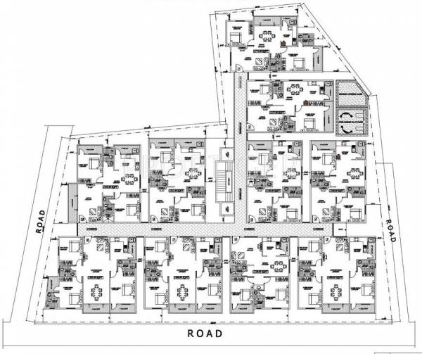  sri-lavanya-sere3nity Single Tower Cluster Plan