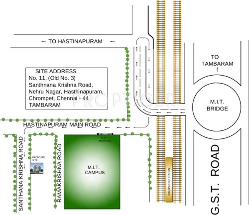 Images for Location Plan of Viswams Homes Viswams
