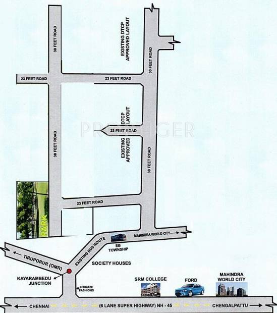 Images for Location Plan of Avani Sri Karpagavinayagar Avenue