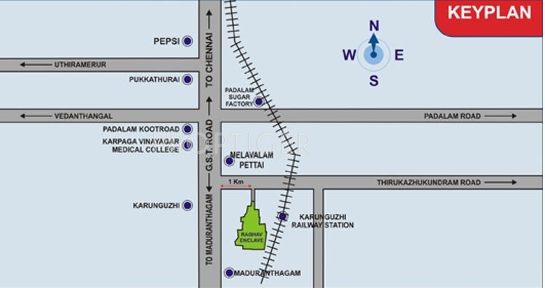 Images for Location Plan of Avani Raghav Enclave