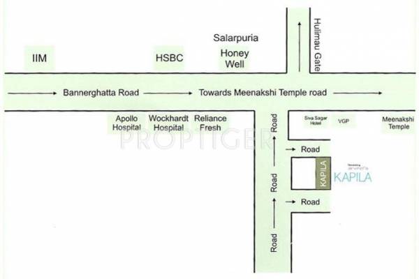 Arvind Builders Kapila Location Plan