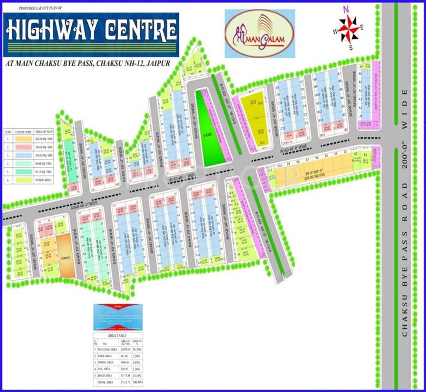 Images for Layout Plan of Shree Mangalam Highway Center