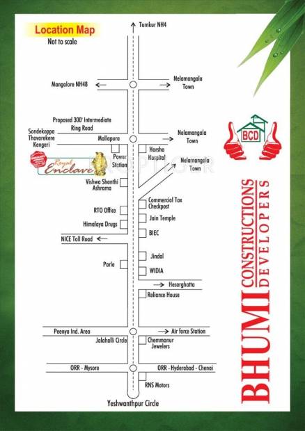 Bhumi Construction Royal Enclave Location Plan