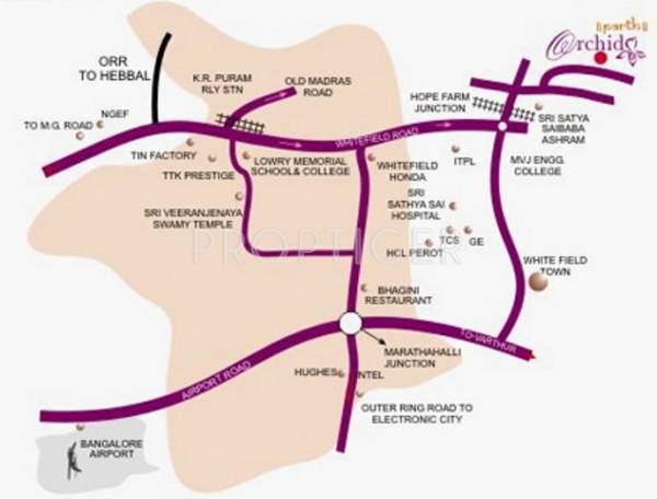 Images for Location Plan of Parth Group Parth Orchid