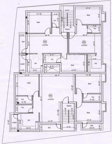 Images for Cluster Plan of Sumeru Sahana Flats