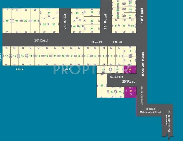 Images for Layout Plan of Vamanan Estates Anna Nagar Annex