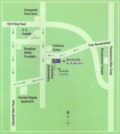 Arvind Builders Kabini Location Plan