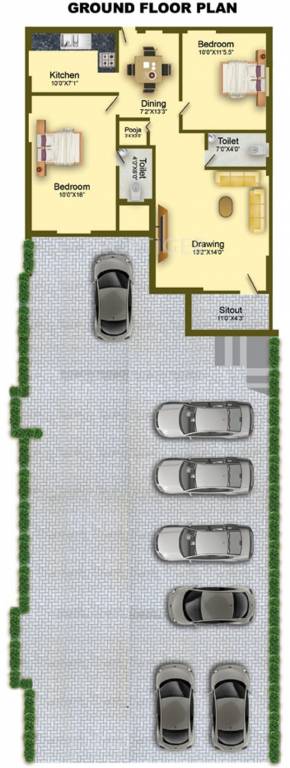 Images for Cluster Plan of Sivakumar Siva Flats B Block