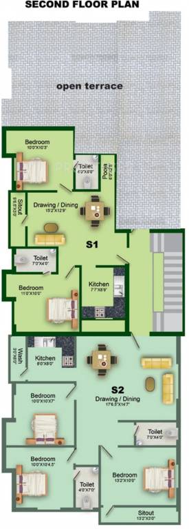 Images for Cluster Plan of Sivakumar Siva Flats B Block