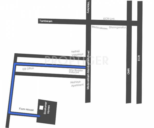 Images for Location Plan of Sivakumar Siva Flats B Block