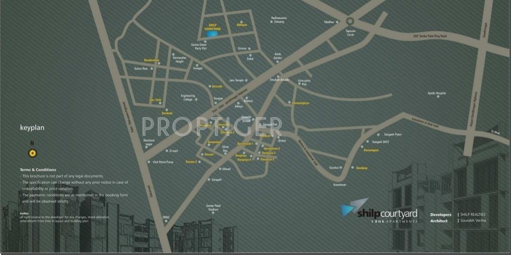  courtyard Images for Location Plan of Shilp Courtyard