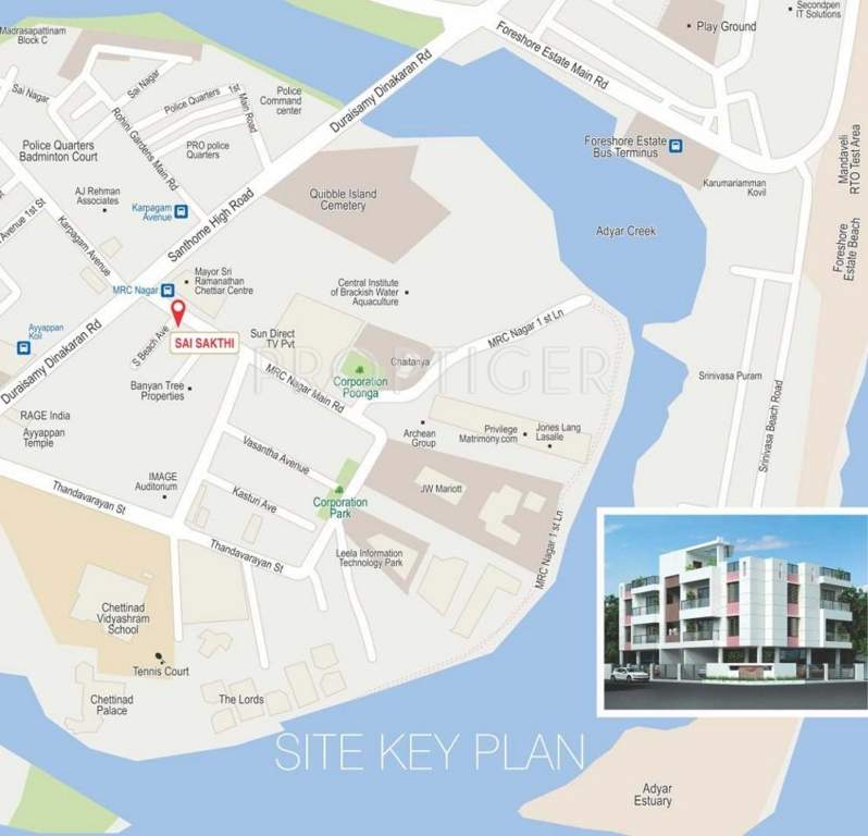  sai sakthi Images for Location Plan of Oyester Sai Sakthi