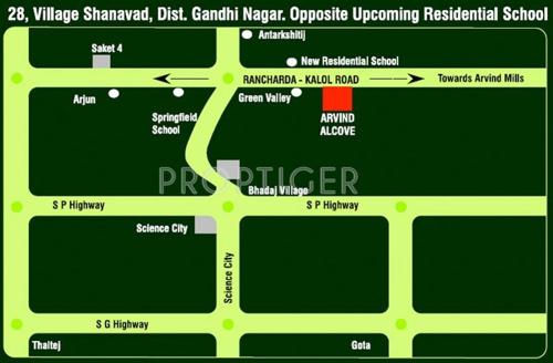  alcove Images for Location Plan of Arvind Alcove