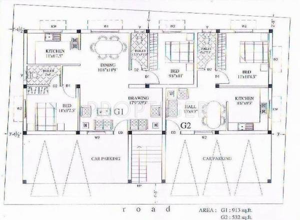 Images for Cluster Plan of Naveen Square
