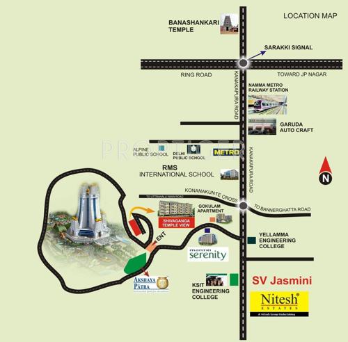  temple-view Images for Location Plan of Shivaganga Temple View