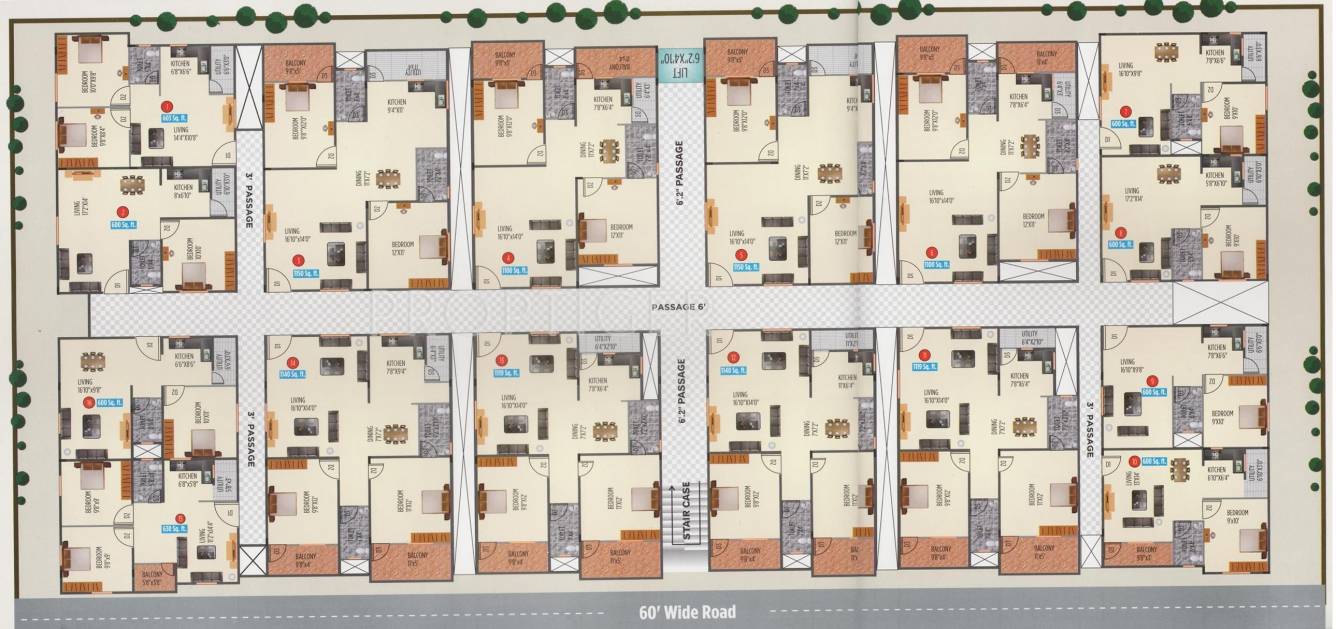 Images for Cluster Plan of Sreevaru Srivasines