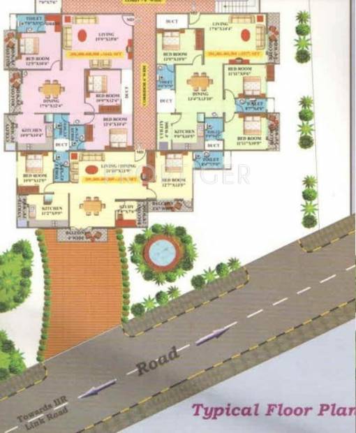 Images for Cluster Plan of Bijith International Builders Bijith Classic