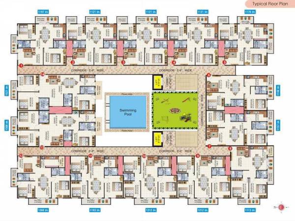 Typical Cluster Plan sharanya-arcade Typical Cluster Plan