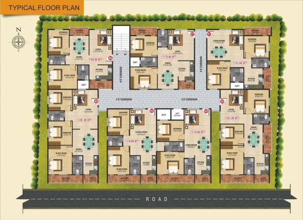 Tower A Cluster Plan sri-sai-sukriti Tower A Cluster Plan