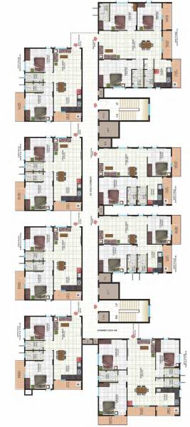  the-mist The Mist Cluster Plan from 2nd to 8th Floor