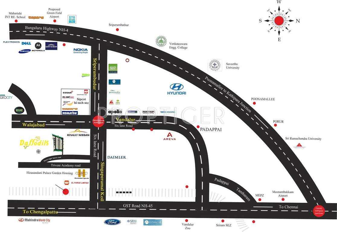 Land Royals Daffodils Ph 1 Location Plan