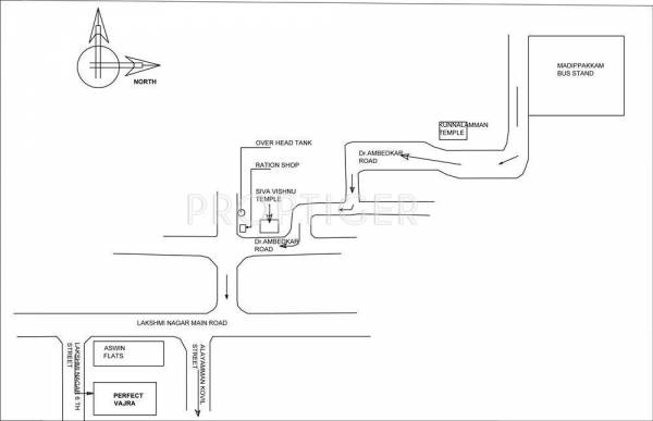 Images for Location Plan of Perfect Builders Perfect Vajra