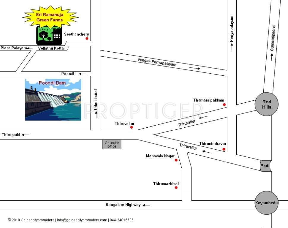 Images for Location Plan of Golden Sri Ramanuja Green Farms