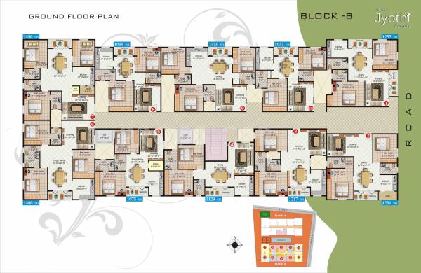 Images for Cluster Plan of MC Builders Jyothi Enclave