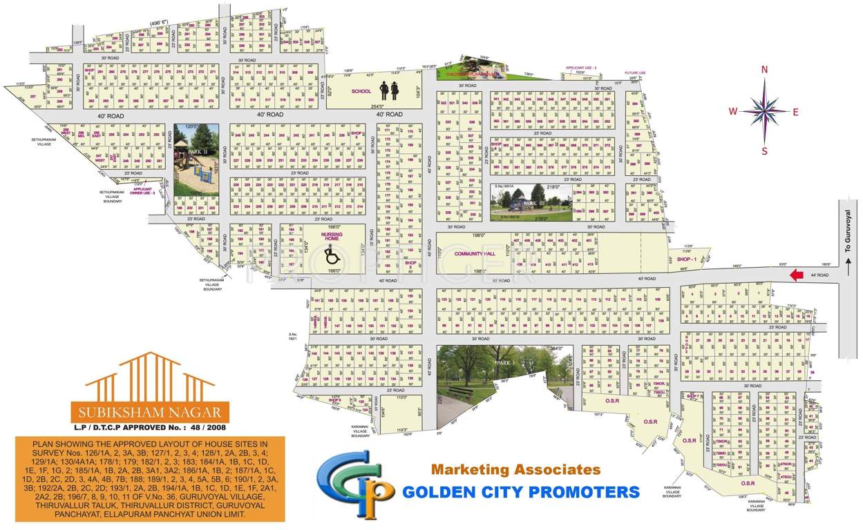 Images for Layout Plan of Golden Subhiksham Nagar