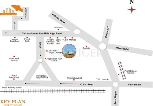Images for Location Plan of Golden Subhiksham Nagar