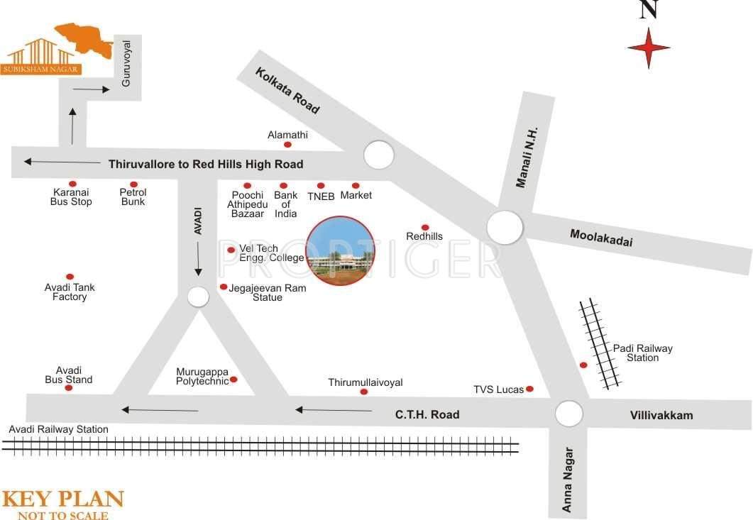 Images for Location Plan of Golden Subhiksham Nagar