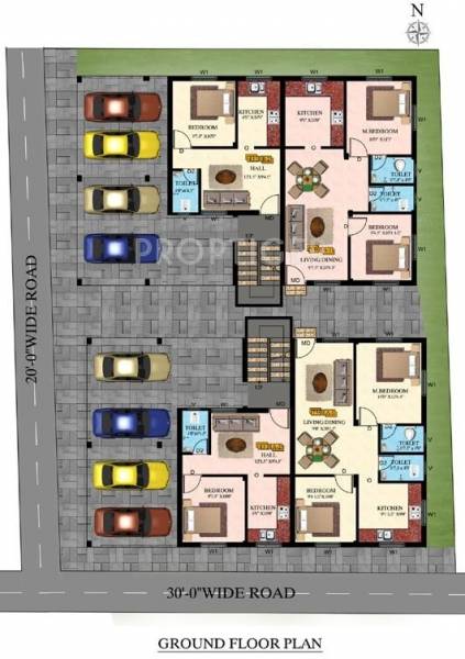 Images for Cluster Plan of JMM Homes Navya Apartments