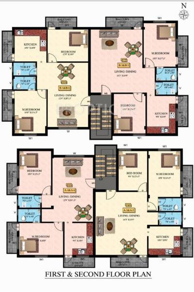 Images for Cluster Plan of JMM Homes Navya Apartments