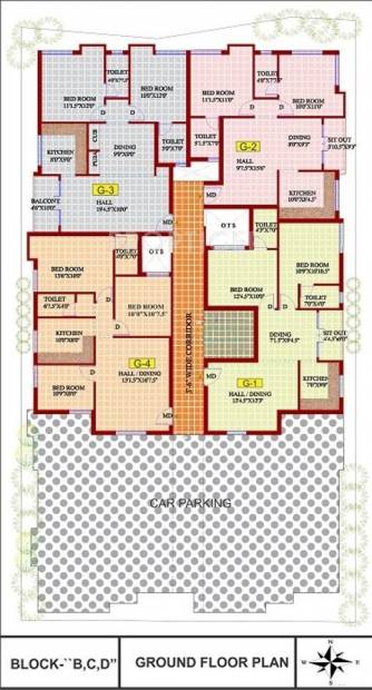 Images for Cluster Plan of JMM Homes Lakshmi Apartments
