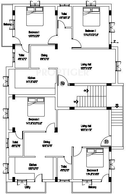 Images for Cluster Plan of Pappas Builder Venkat Flats