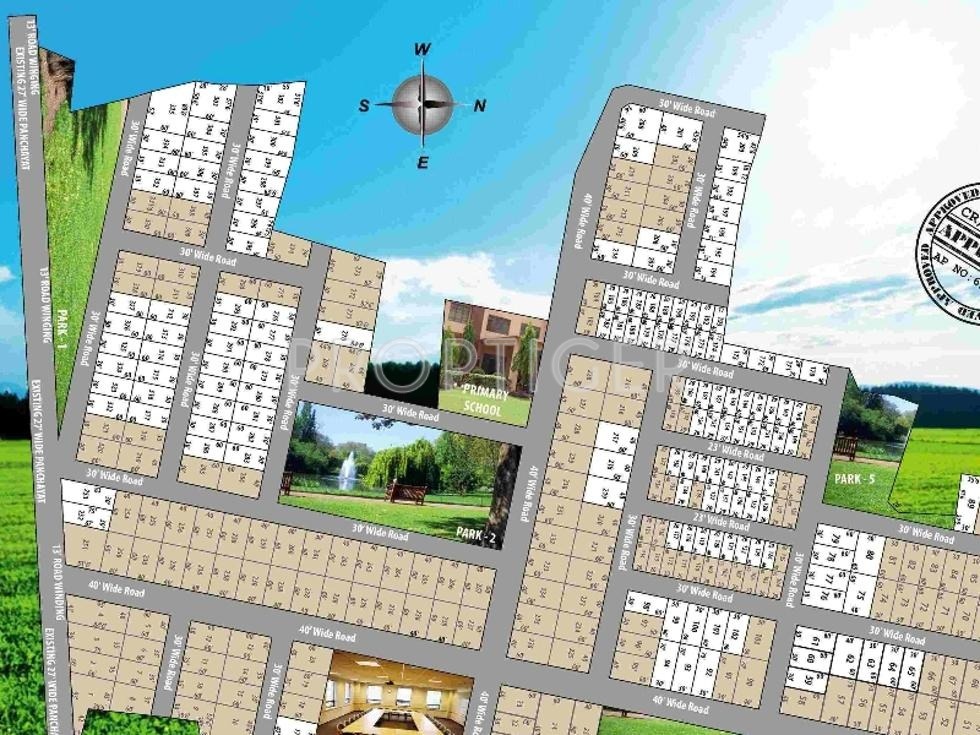 Parjay Promoters Aurora Layout Plan