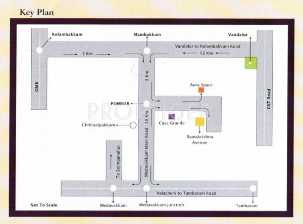 Parjay Promoters Ramakrishna Avenue Location Plan