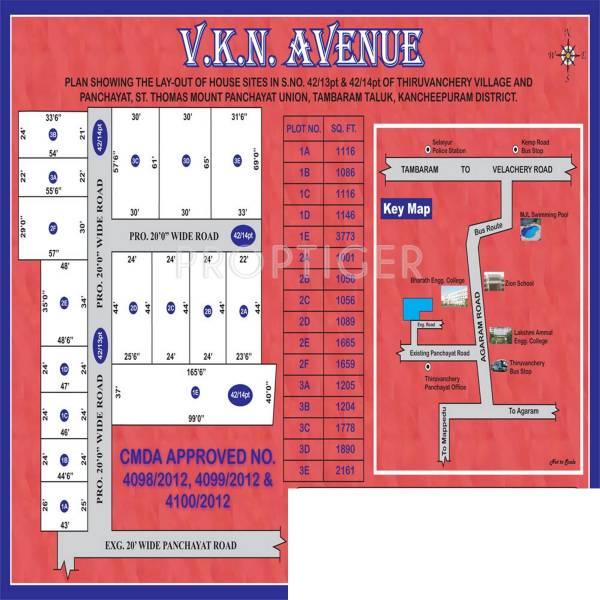 Images for Layout Plan of Vamanan Estates VKN Avenue