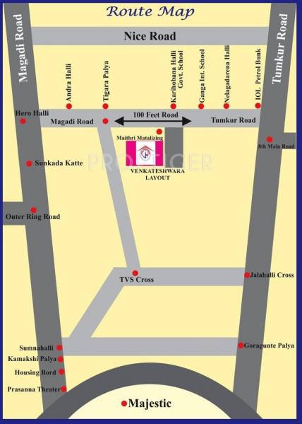Images for Location Plan of Vani Shree Venkateshwara Layout