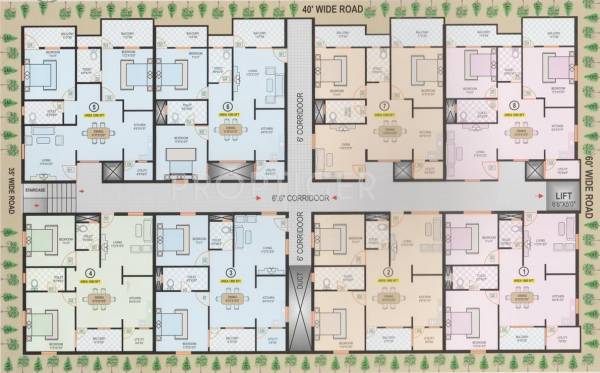Images for Cluster Plan of Celebrity Structure Srivasines