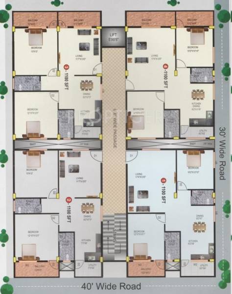 Images for Cluster Plan of Celebrity Structure Srivaasas